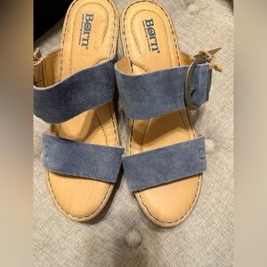 BORN Women's Blue Sandals, size 8